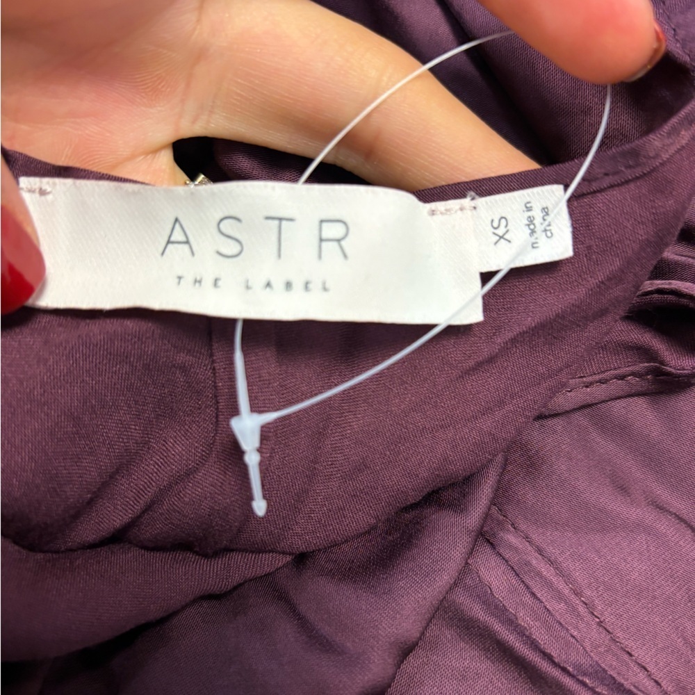 ASTR The Label | Angelle Dress In Wine Elegant Dolman Sleeve Maxi Dress - Picture 2 of 5